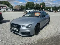 Used Audi A5 Black Edition 245 HP (180 kW) 2015 Silver Coupe