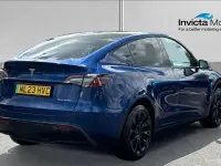 Used Tesla Model Y Long Range AWD 378 kW (514 HP) 2023 Blue metallic SUV