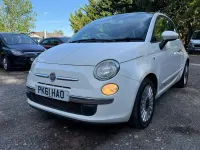 Used Fiat 500 Lounge 69 HP (50 kW) 2011 White Hatchback