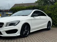 Used Mercedes CLA220 AMG 170 HP (125 kW) 2013 White Coupe