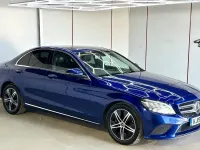 Used Mercedes C220 2019 Blue Sedan