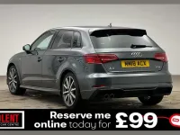 Used Audi A3 Black Edition 150 HP (110 kW) 2018 Grey Sedan
