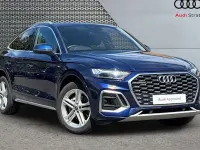 Used Audi Q5 Sportback S-Line 204 HP (150 kW) 2022 Blue SUV