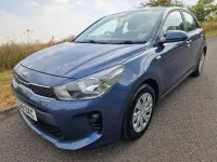Used Kia Rio 83 HP (61 kW) 2018 Blue Hatchback