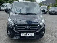 Used Ford Transit Custom Limited 130 HP (95 kW) 2019 Black Van