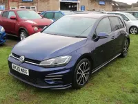 Used VW Golf VII R-line Edition 150 HP (110 kW) 2020 Blue Hatchback