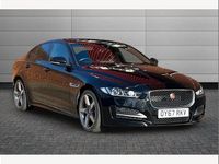Used Jaguar XE R-Sport 180 HP (132 kW) 2017 Santorini black Sedan