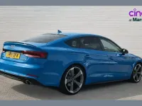 Used Audi A5 Black Edition 187 HP (137 kW) 2019 Blue Coupe