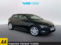 Used Seat Leon FR 150 HP (110 kW) 2016 Black Coupe