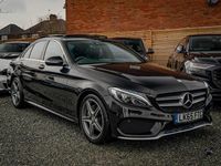 Used Mercedes C220 AMG Line Premium Plus 170 HP (125 kW) 2015 Black Sedan