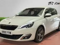 Used Peugeot 308 Allure 130 HP (95 kW) 2015 White Hatchback