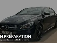 Used Mercedes CLA220 AMG line 170 HP (125 kW) 2019 Black Coupe
