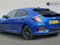 Used Honda Civic Sport 2018 Blue Hatchback