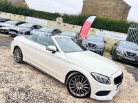 Used Mercedes C220 AMG Line Premium Plus 2017 White Cabriolet