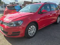 Used VW Golf VII S 105 HP (77 kW) 2015 Red Estate