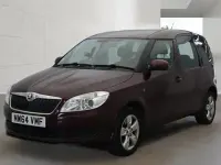 Used Skoda Roomster SE 105 HP (77 kW) 2014 Maroon MPV