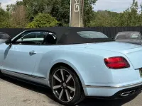 Used Bentley Continental GT Convertible Mulliner 529 HP (389 kW) 2016 Blue Cabriolet