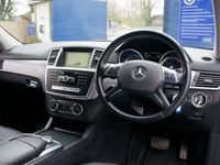 used Mercedes ML350 M-Class 2013 (63) MERCEDES BENZCDI BLUETEC AMG SPORT ESTATE DIESEL AUTO SILV