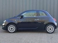 Used Fiat 500 Lounge 69 HP (50 kW) 2017 Black Hatchback