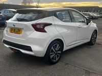 Used Nissan Micra Acenta 90 HP (66 kW) 2018 White Hatchback