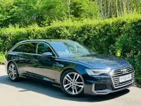 Used Audi A6 S-Line 204 HP (150 kW) 2019 Blue Estate
