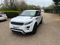 Used Land Rover Range Rover evoque Dynamic 190 HP (139 kW) 2011 White Coupe