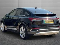 Used Audi Q4 Sportback e-tron S-Line 147 kW (201 HP) 2023 Mythos black SUV