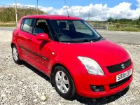 Used Suzuki Swift GLX 101 HP (74 kW) 2009 Red Hatchback