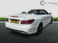 Used Mercedes E220 AMG 168 HP (123 kW) 2014 White Cabriolet