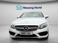 Used Mercedes C250 AMG line 204 HP (150 kW) 2018 Silver Coupe