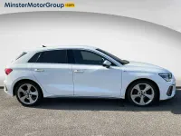 Used Audi A3 S-Line 150 HP (110 kW) 2021 White Sedan