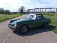 Used MG Midget 66 HP (48 kW) 1976 Green Cabriolet