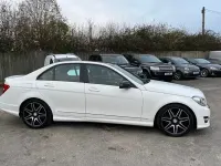 Used Mercedes C220 AMG 2013 White Sedan