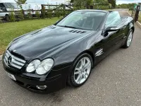 Käytetty Mercedes SL350 272 HP (200 kW) 2008 Musta Avoauto