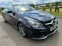 Second-hand Mercedes E200 AMG 184 CP (135 kW) 2013 Albastru Cabrio