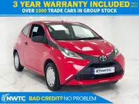 Used Toyota Aygo 71 HP (52 kW) 2018 Red Hatchback