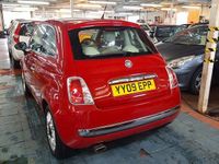 Used Fiat 500 Lounge 69 HP (50 kW) 2009 Red Hatchback