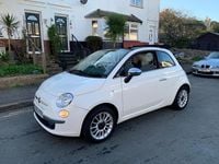 Used Fiat 500C Lounge 69 HP (50 kW) 2014 White Cabriolet
