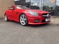 Used Mercedes SLK250 AMG 204 HP (150 kW) 2012 Red Cabriolet