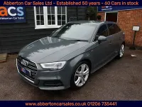 Used Audi A3 S-Line 116 HP (85 kW) 2018 Grey Sedan