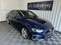 Used Audi A4 S-Line 160 HP (117 kW) 2021 Blue Sedan