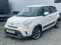 Gebraucht Fiat 500L Trekking 95 PS (69 kW) 2017 Weiß Van / Kleinbus