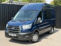 Used Ford Transit Trend 170 HP (125 kW) 2020 Blue Van