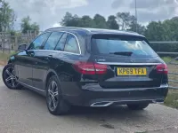 Used Mercedes C200 Premium 2019 Black Estate