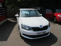 Used Skoda Fabia SE 110 HP (80 kW) 2018 White Estate