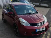 Used Nissan Note N-TEC 2012 Red Hatchback