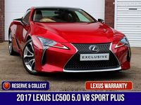 Begagnad Lexus LC 500 Sport Line 2017 Röd Sportkupé