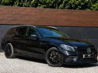 Used Mercedes C300 AMG line 2020 Black Estate