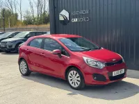 Used Kia Rio 84 HP (61 kW) 2013 Red Hatchback