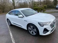 Usado Audi e-tron S-Line 300 kW (408 HP) 2020 Branco SUV